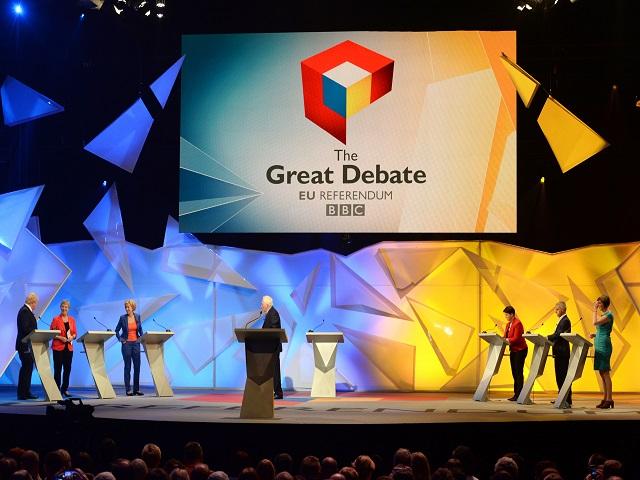 Representatives of Remain and Leave took part in a fierce debate at Wembley Arena